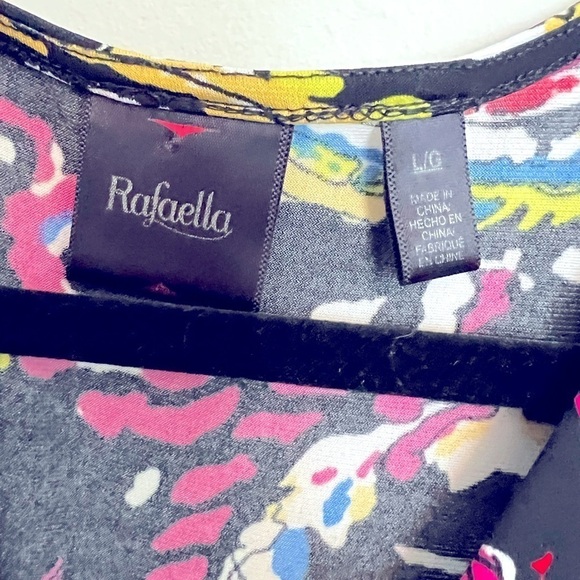 Rafaella Multicolor Paisley Maxi Dress Size L - Picture 3 of 6